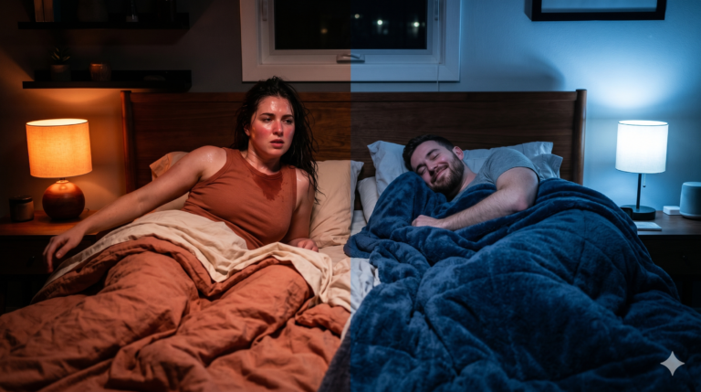 Hot sleeper vs cold sleeper - how to share a bed when you sleep at different temperatures